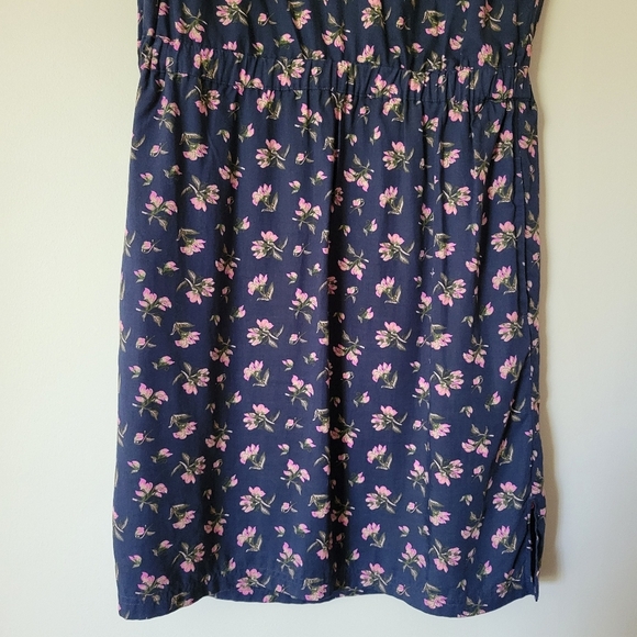 Patagonia W's June Lake Dress (New Navy) Floral Tencel Size Small - Picture 5 of 10